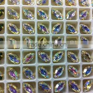 Sew on Rhinestones in Metal Claw for Wedding Dress thumbnail-6