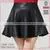 2014 Latest Design Black Winter Sexy Mini Short Leather Skirt for Women thumbnail-1