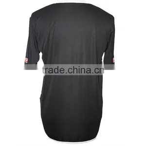 Good Quality Comfortable Black White Stripe Jersey thumbnail-2