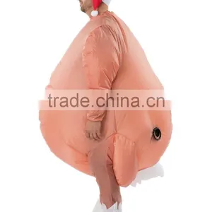 Adult Inflatable Christmas Roast Turkey Costume thumbnail-2