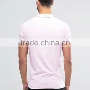 MGOO Custom Made 100 Pima Cotton Plain Polo Shirts Short Sleeves Jersey Tops With Logos Chest thumbnail-3