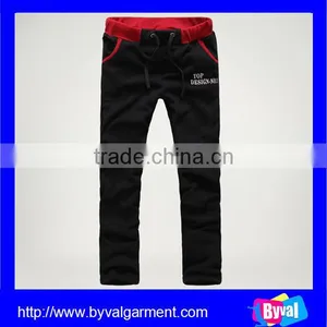Wholsale Mens 95%Cotton 5%Spandex Custom Skinny Fitted Fleece Jogger Pants thumbnail-2