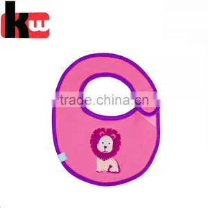 Oekotex/Sedex Washable Lovely Lion Coral New Born Baby Girl's Bibs thumbnail-1