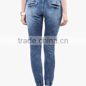 Wholesale Ladies Jeans Top Design Jeans Pent, Cotton Comfort Jeans Leggings thumbnail-3