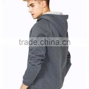 Promotion High Quality Custom Made Grey Sleeve Screen Printing T/C Fleece Xxxxl Hoodies Outdoor Sports Wear thumbnail-4
