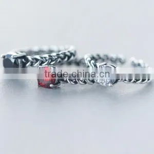 F20061N Women 925 Silver Ring Diamond Ring Latest Finger Ring Designs thumbnail-2
