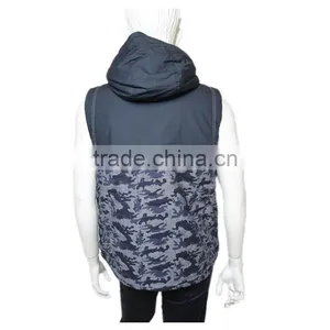2014 2015 High Fashion Men Winter Jacket Fur Vest thumbnail-3
