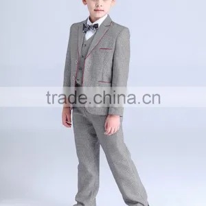 2017 New Style Latest Design China Factory Pink Color Formal Young Boy Party Suit thumbnail-1