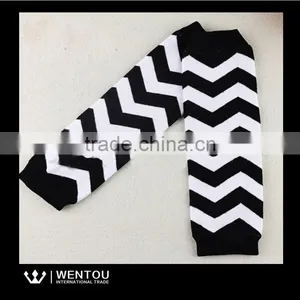 Personalized Cotton Baby Socks Chevron Leg Warmer For Children thumbnail-1