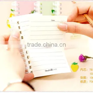 Cute Colors PP Cover Notepad Customizable Wire-o Binding Memo Pad thumbnail-4