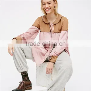 2017 OEM Spring Silky Sheer Femme Scalloped Trim Sleep Shirt thumbnail-5