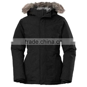 High Quality Waterproof Kids Faux Fur Parka With Snap Hand Pockets and Inset Elasticized Waistbelt thumbnail-4