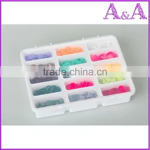 Wholesale Cheap 150 Sets T5 Plastic Snap Bulk Buttons Fastener thumbnail-4