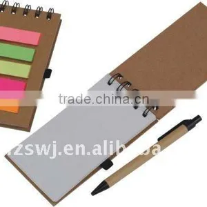 Sticky Spiral Notebook /5flags Sticky Notpad /designer Spiral Notebook With Colored Pages thumbnail-1