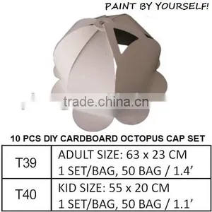 10 Pcs Papaer Craft DIY Cardboard Baseball Cap thumbnail-2