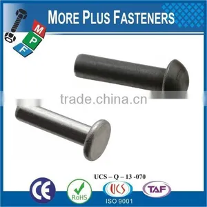Made in Taiwan High Quality Metal Nut Black Solid Rivet thumbnail-1