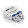 600mAh EBL Rechargeable 9 VOLTLithium Ion Batteries For Smoke Detectors thumbnail-1