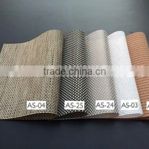 Non-slip PVC Heat Insulation Stain-resistant Woven Mesh Restaurant Placemats thumbnail-6