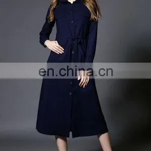2016 New Design Fashion Shirt Dress From Chinese Manufacturer thumbnail-2