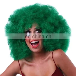 Halloween Carnival Party Big Jumbo Rainbow Colorful Wig for Adults thumbnail-4