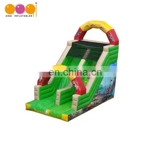Toys for Kids Playground Dinosaur Inflatable Slide With the Painting thumbnail-1