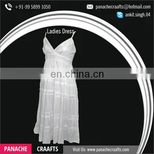 2017 Women Long One Piece White Dress thumbnail-3