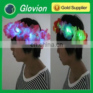 Christmas Party Flashing Garland Led Light Wreath Hawaii Led Lei Colored Led Garland thumbnail-1