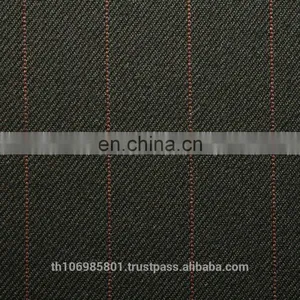 Polyester/Viscose Fabric Dyed Suiting (Big Stripes) thumbnail-6