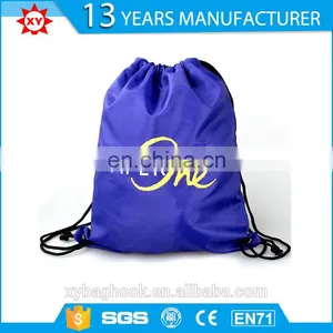 Custom Printing Logo Waterproof Nylon Drawstring Bag thumbnail-1
