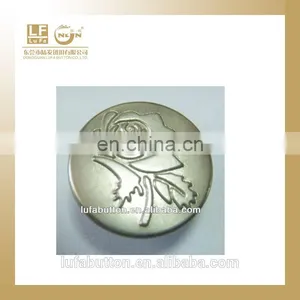Rose Image Denim Button thumbnail-1