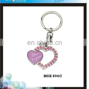 Christmas Gift of Heart Shape Metal Key Chain thumbnail-1