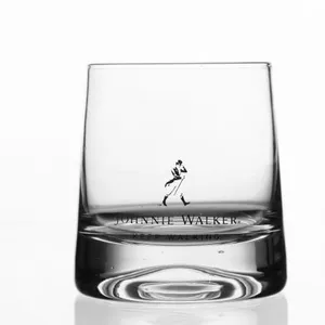 Thick Bottom Whisky Glass Cup/glass Drinking Cup With Customized Logo thumbnail-1
