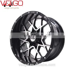 Golf Cart 14" Machined Wheel and Tire Combo thumbnail-1