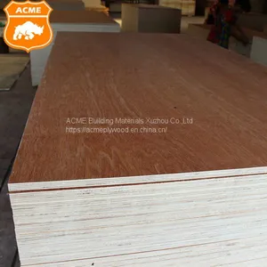 Commercial Furniture Plywood 18mm Laminated Natural Bingtangor/okoume Face Veneer thumbnail-3