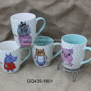 New Design Good Quality 11oz New Bone China Mug thumbnail-2