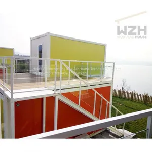 Low Cost Interior Design Office Solar Power Prefab Flat Pack Container Home House thumbnail-1