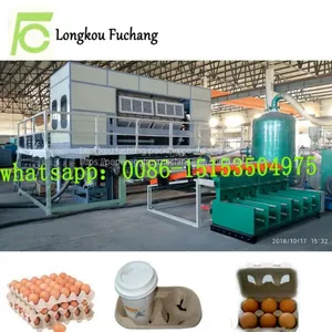 Eggs Cartons Making Machine Eggs Trays Machine Packaging for Quail Eggs Whatsapp:0086-15153504975 thumbnail-2