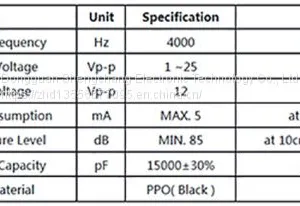 Piezoelectric Passive Buzze Scdz17*07 thumbnail-3