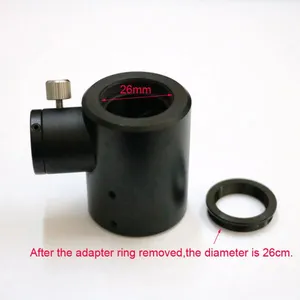 Monocular Coaxial Illuminated Digital Microscope Adapter Interface 26mm 20.23mm Half Reflection Half Transmission Lens Adapter thumbnail-3