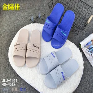 Shower Sandals Pvc Plastic Slippers For Ladies Non-slip Pvc Sandals thumbnail-1
