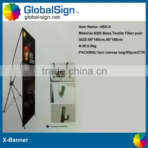 Shanghai GlobalSign Light Weight Adjustable X Banner Stands thumbnail-3