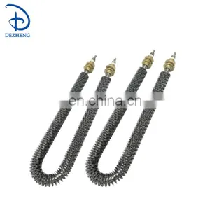 220V 1200W 500mm Air Heating Electric Industrial Finned Tubular Air Duct Heater for Ovens thumbnail-5