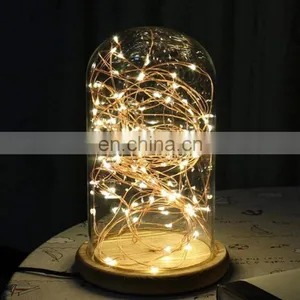 IP65 2020 Amazon USB Battery Box New Fairy Music Christmas LED Copper Holiday String Lights With Remote Control thumbnail-5
