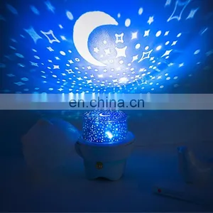 Battery Operated Night Light Starry Sky Projector Lamp for Sleep Trainer thumbnail-1