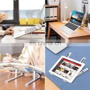 Aluminium Notebook Stand Foldable Laptop Holder Cooling Stand Computer Accessories Portable Laptop Table Stand Adjustable thumbnail-5