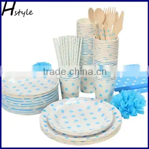 Manufacture Party Favor Supplies Paper Tableware Set SC168 thumbnail-2