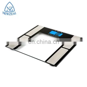 Wholesale Electronic Glass Body Fat Weighing Analyser,180Kg Digital Body Fat Scale With Factory Price thumbnail-1