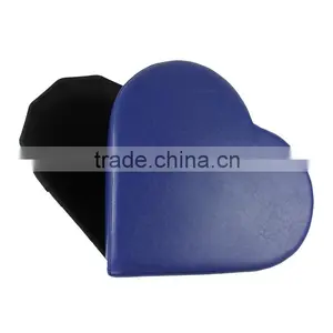 Blue Heart Shape Single Collapsible Ottoman thumbnail-2