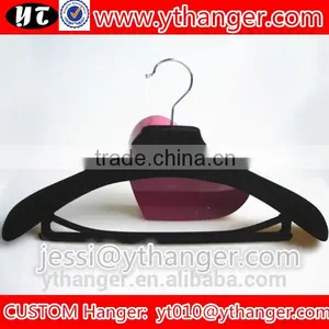YY0491high Quality Custom Logo Men Suit Velvet Hanger With Bar Supplier's Choice thumbnail-3
