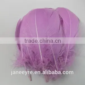 Fashion Cheap Dyed Grey Goose Feather For Fascinator/Hat Decorate thumbnail-3